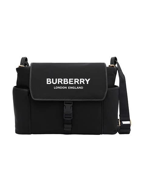 Burberry Wo Logo Flap Diaper Bag 